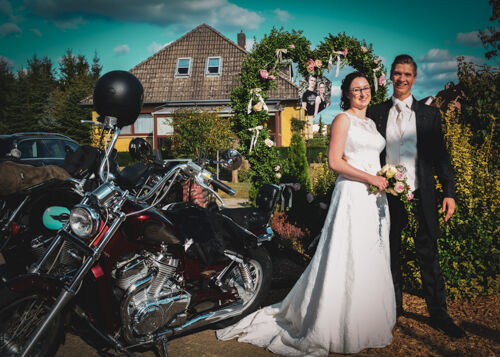 Hochzeit Siewert Harley Davidson