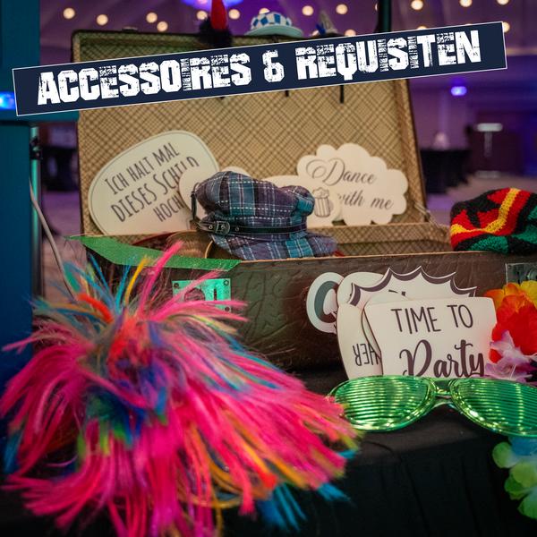 fotobox accessoires requisiten